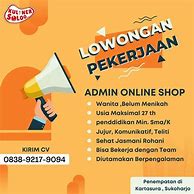 Lowongan Kerja Admin Slot Online 2022 Jakarta Timur Terbaru Youtube